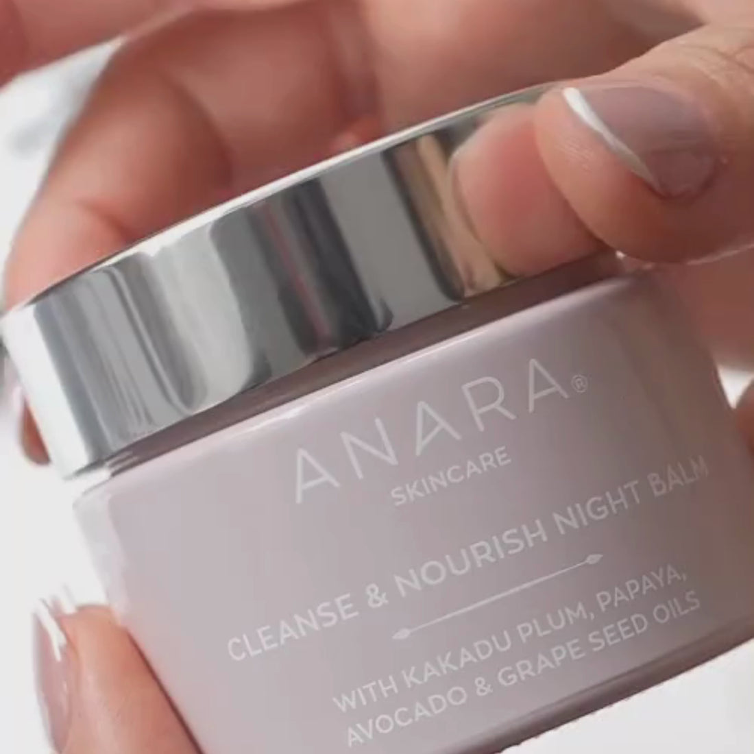 Anara Skincare Cleanse & Nourish Night Balm First Scoop